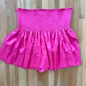 Hot Pink Silk Shorts